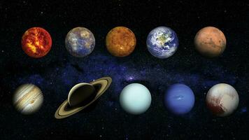 Solar system, elements of this image furnished by NASA photo