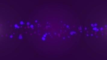 Purple glow particles for technology background video