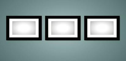 Photo and Art Frame in Vector Design Mockup