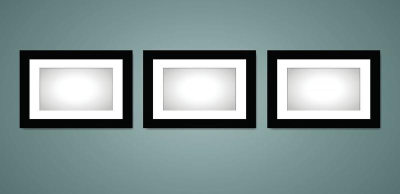 Photo and Art Frame in Vector Design Mockup