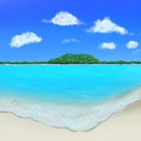 Beautiful nature and views of the sea photo