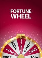 Wheel of Fortune Lucky Icon with Place for Text vector