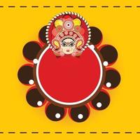 Vector illustration of a Background for Happy Navratri Celebration