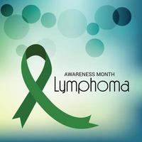 Vector illustration of a Background for Lymphoma Awareness Month