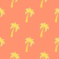 Palm tree silhouette seamless pattern background vector