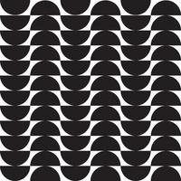 Black and white hypnotic background Abstract Seamless Pattern vector