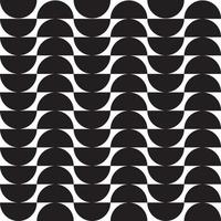 Black and white hypnotic background Abstract Seamless Pattern vector