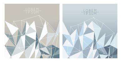 gray color polygonal space backgrounds vector