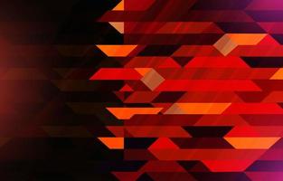 Red Geometric Dynamic Composition Background vector