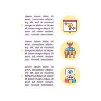 Public performance or display concept line icons with text vector