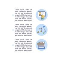 Copyright concept line icons with text vector