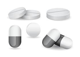 drug pill tablet vector