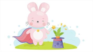 Easter bunny animation video
