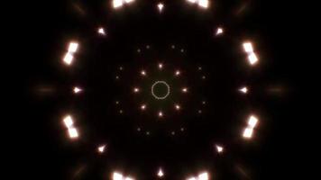 Abstract Fractal Warm Light Loop 4K video