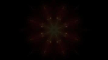 abstracte fractal warm licht lus 4k video