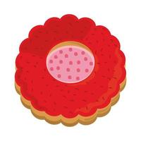 sweet dessert biscuit vector