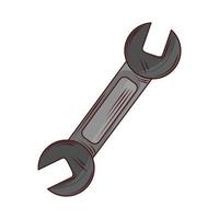 wrench tool repair vector