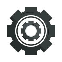 gears solution icon vector