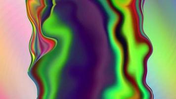 Abstract iridescent rainbow colored background video