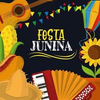 banner de festa junina vector