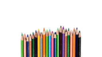 lápices de colores viejos