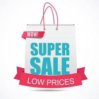 Super sale banner poster vector