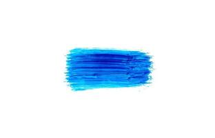 Paint brush stroke texture background with blue photo