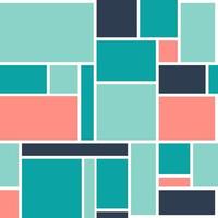 Abstract Geometric Seamless Pattern Block Background vector