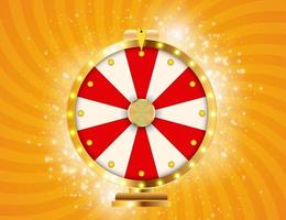Wheel of Fortune Lucky background vector