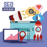 search engine optimization vector
