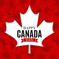 Happy Canada Day Background greeting card vector