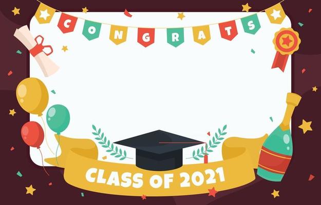 Fun Graduation Photo Frame Template