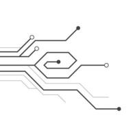 Circuit vector illustration design template