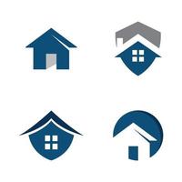 Property and construction home logo vector template design