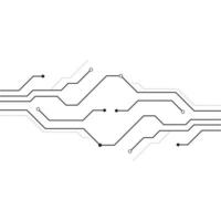 Circuit vector illustration design template