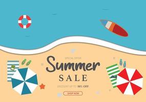 Summer Sale Social Media Post vector