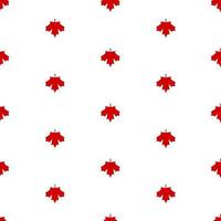 Red maple canada seamless pattern vector