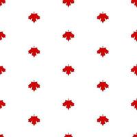 Red maple canada seamless pattern vector