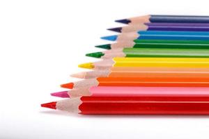 Educational color pencils photo