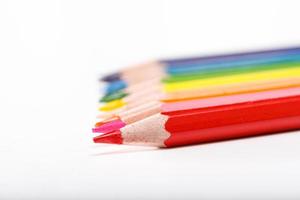 Educational color pencils photo