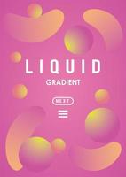 liquid and waves colorful gradient banner vector