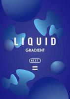 liquid and waves colorful gradient banner vector