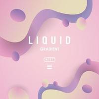 liquid and waves colorful gradient banner vector