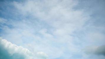 Clouds in the sky move slowly over time Time Lapse video