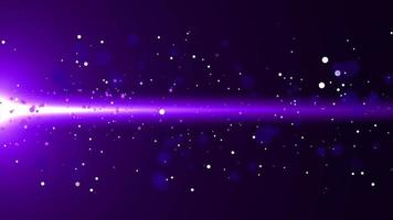 Purple Flowing Glow Particle with Flare Background video