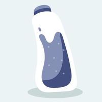 Water bottle in flat style vector