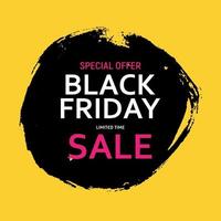 Black Friday Sale Banner Template vector