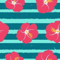Abstract Simple Flower Seamless Pattern Background vector