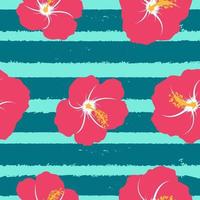 Abstract Simple Flower Seamless Pattern Background vector