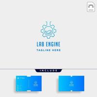 lab gear logo vector laboratory industry icon symbol sign isolated
